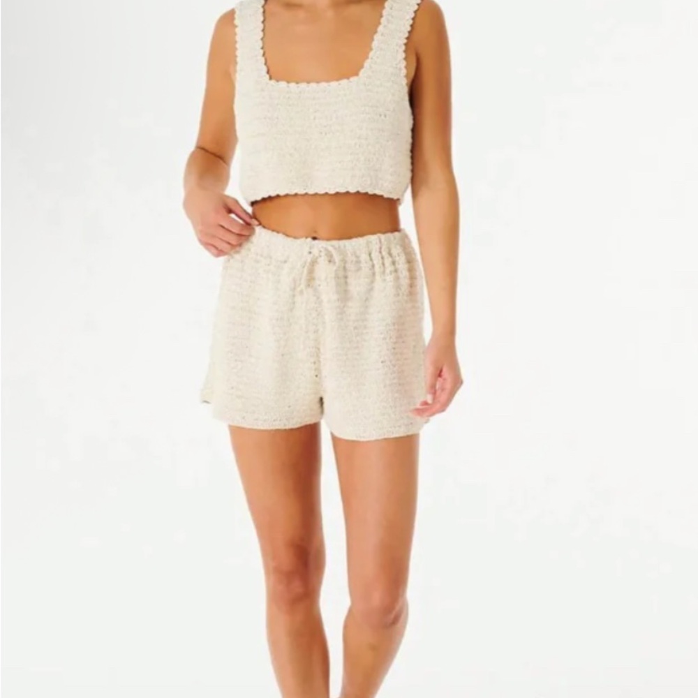 Rip Curl Cream Textured Set